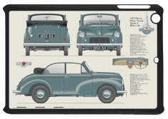 Morris Minor Tourer Series II 1952-54 Small Tablet Covers